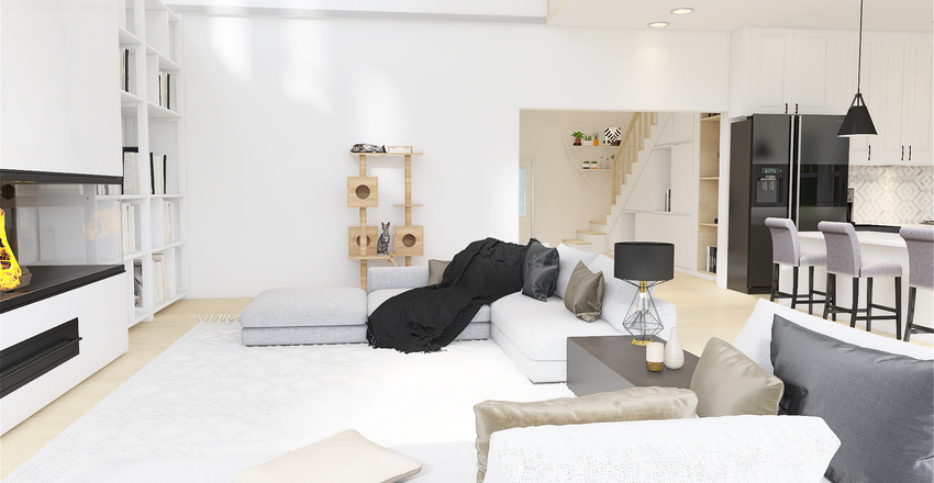 Big Modern House! Interior Design Render