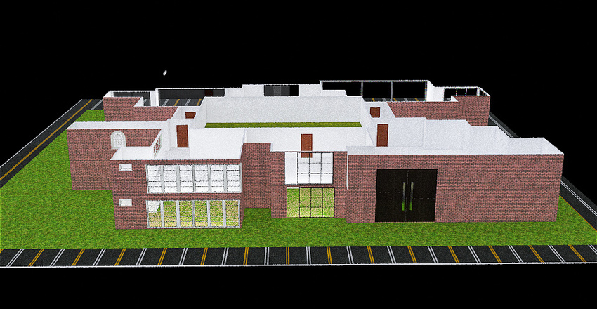 full apartment complex Interior Design Render