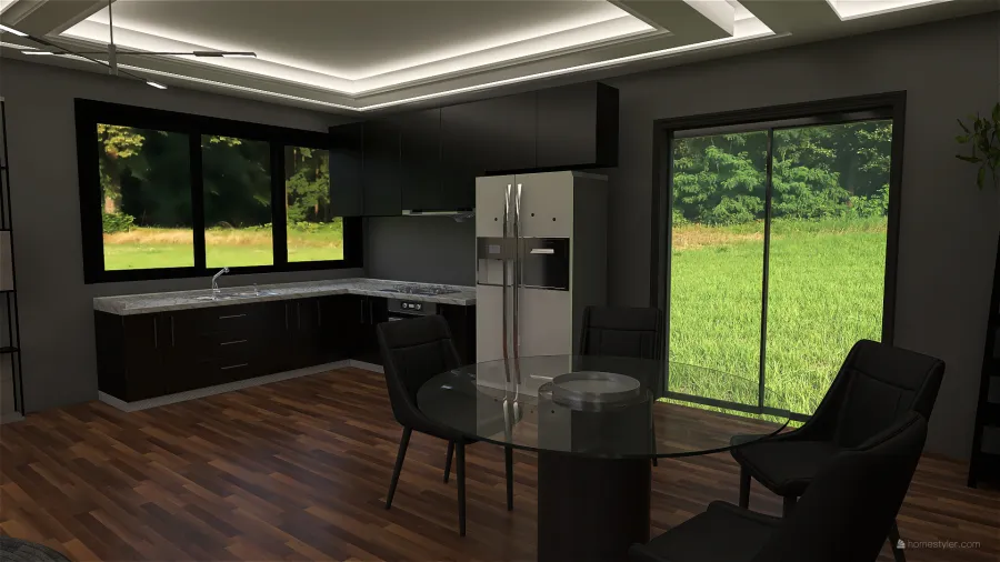 1 habitacion 3d design renderings