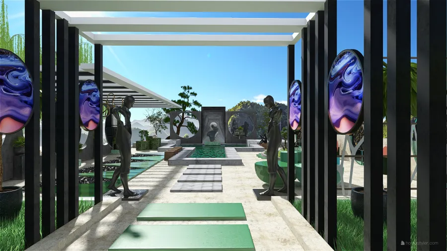 jardin imaginaire 3d design renderings