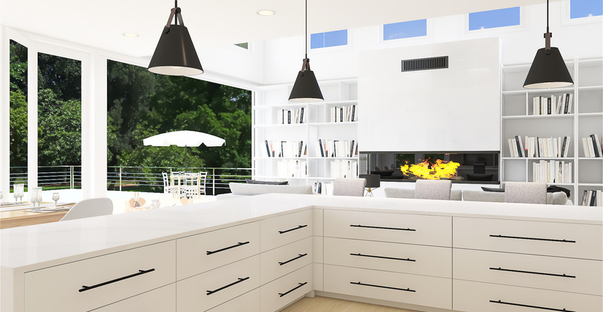 Big Modern House! Interior Design Render
