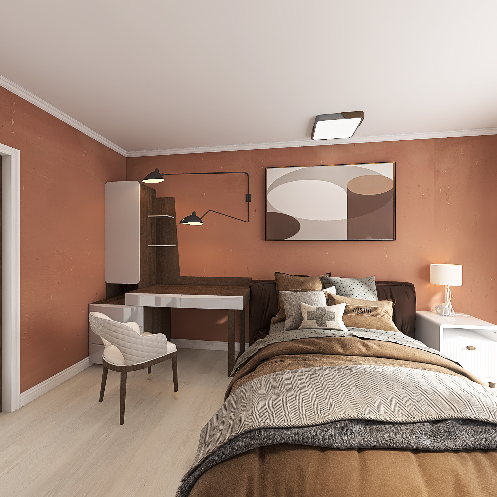 bed 1 3d design renderings