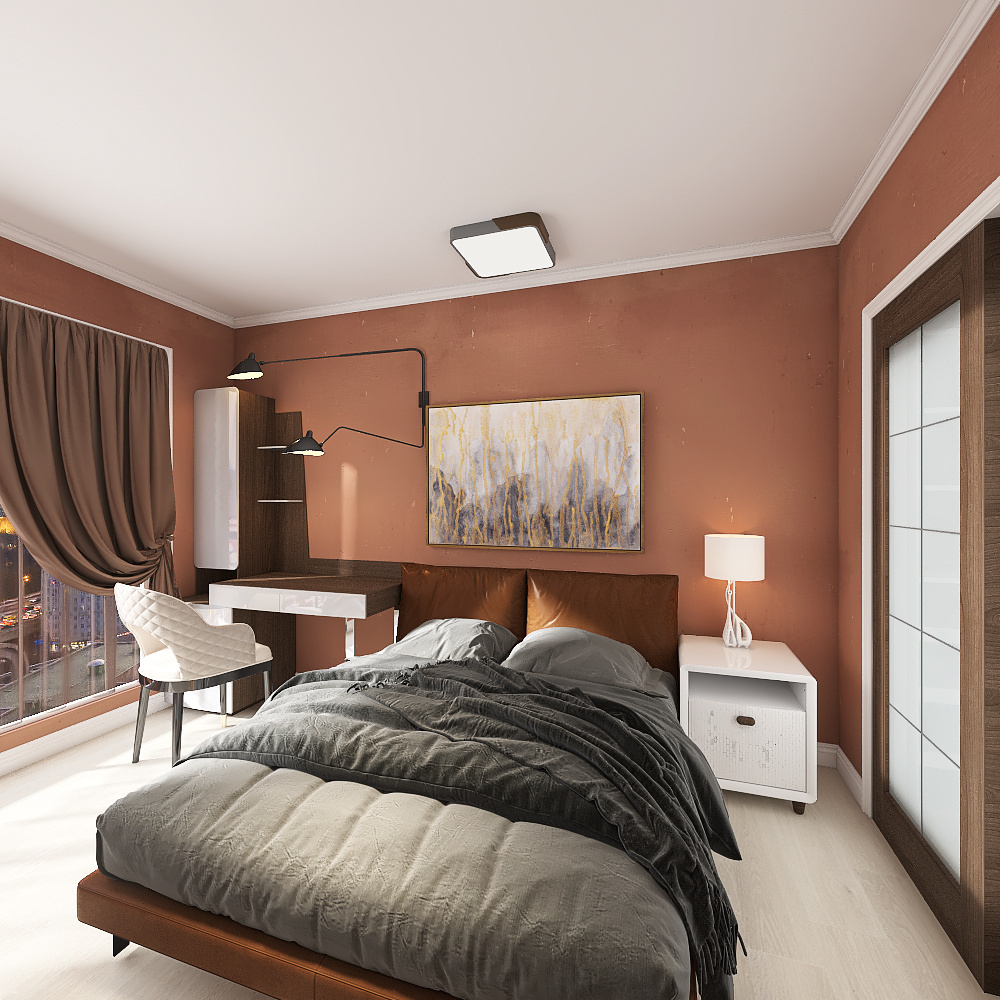 bed 2 3d design renderings
