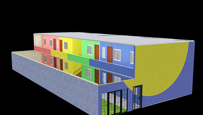 Conjunto habitacional (12x25) 3d design picture 514.87