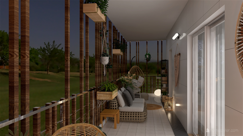 Balcon à Marie 3d design renderings