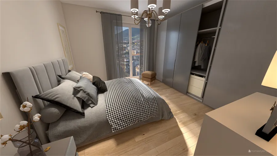 Appartamento contemporaneo 3d design renderings