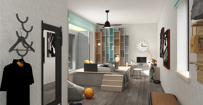 Multi-Generational Living Interior Design Render