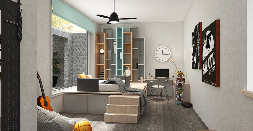 Multi-Generational Living Interior Design Render