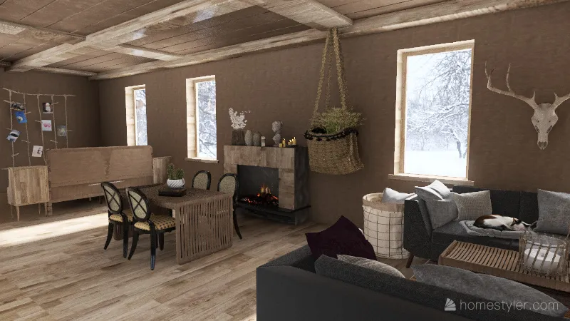 cottagecore cottage 3d design renderings