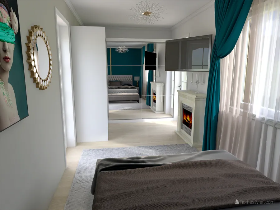 Dormitor Matrimonial Kary 3d design renderings