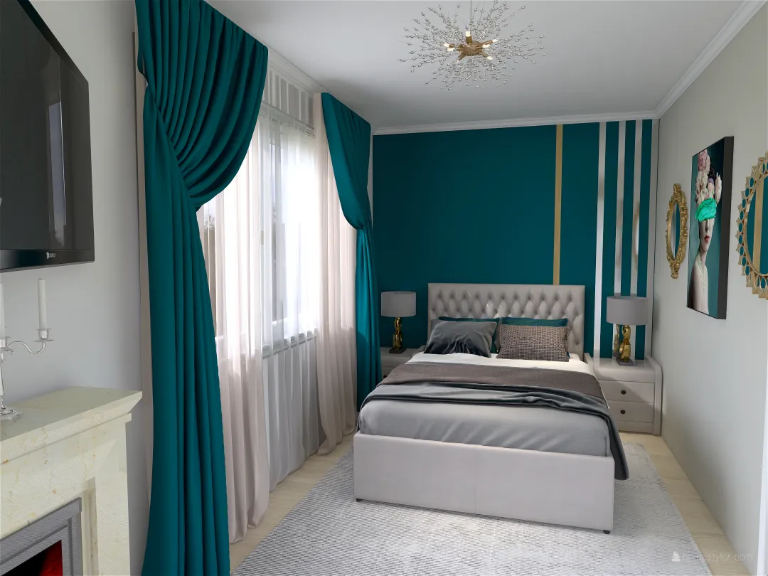 Dormitor Matrimonial Kary 3d design renderings