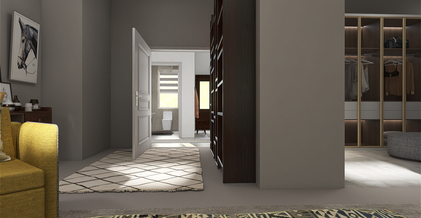 Master Bedroom 3d design renderings