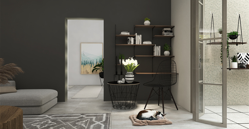 Living and Dining Room 3d design renderings