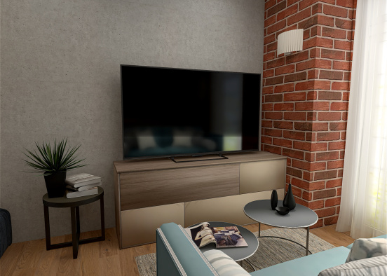 v2_ Studio apartment Design Rendering