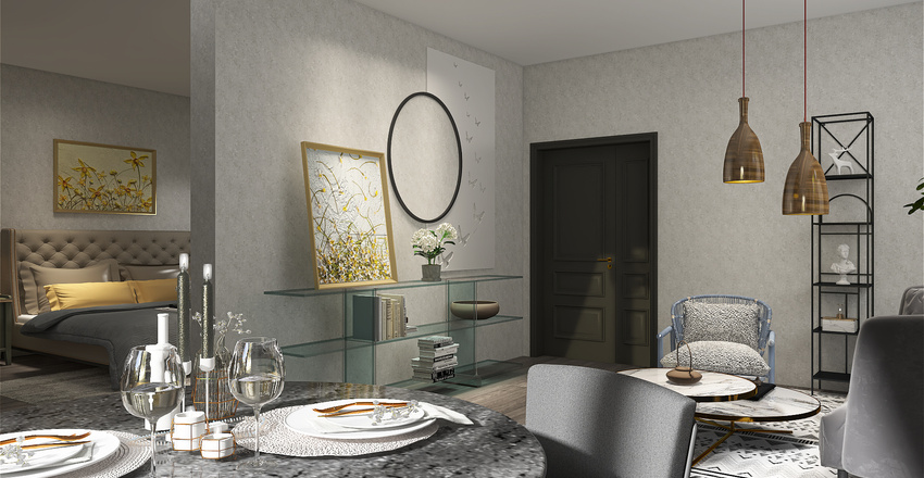 Multi-Generational Living Interior Design Render