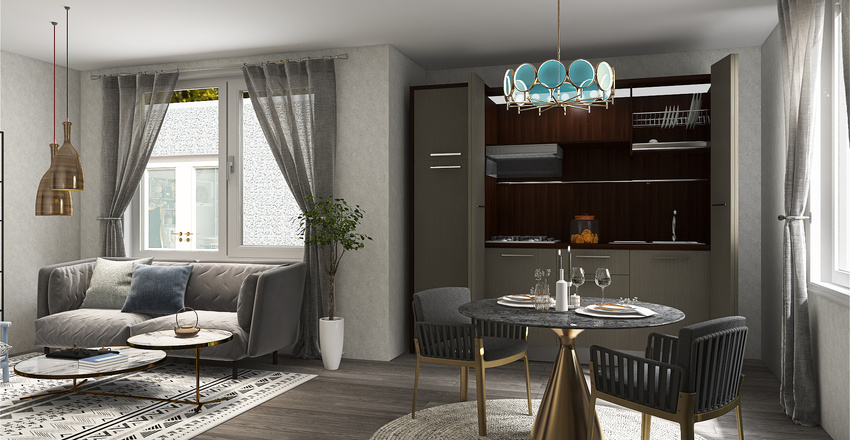 Multi-Generational Living Interior Design Render