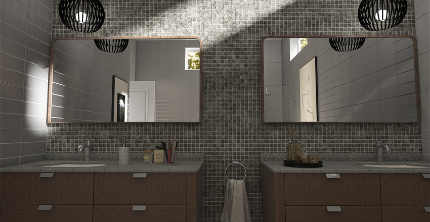 Master Bathroom 3d design renderings