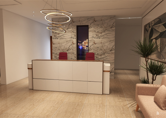 Bolanle's Project 1bedroom and reception Design Rendering