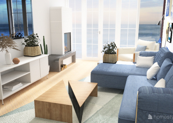 Living Room Design Board Design Rendering