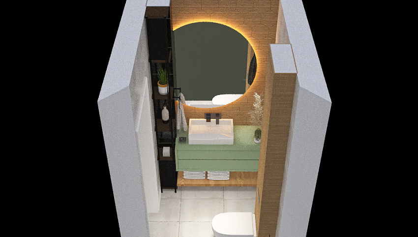 Łazienka WC 3d design picture 3.5
