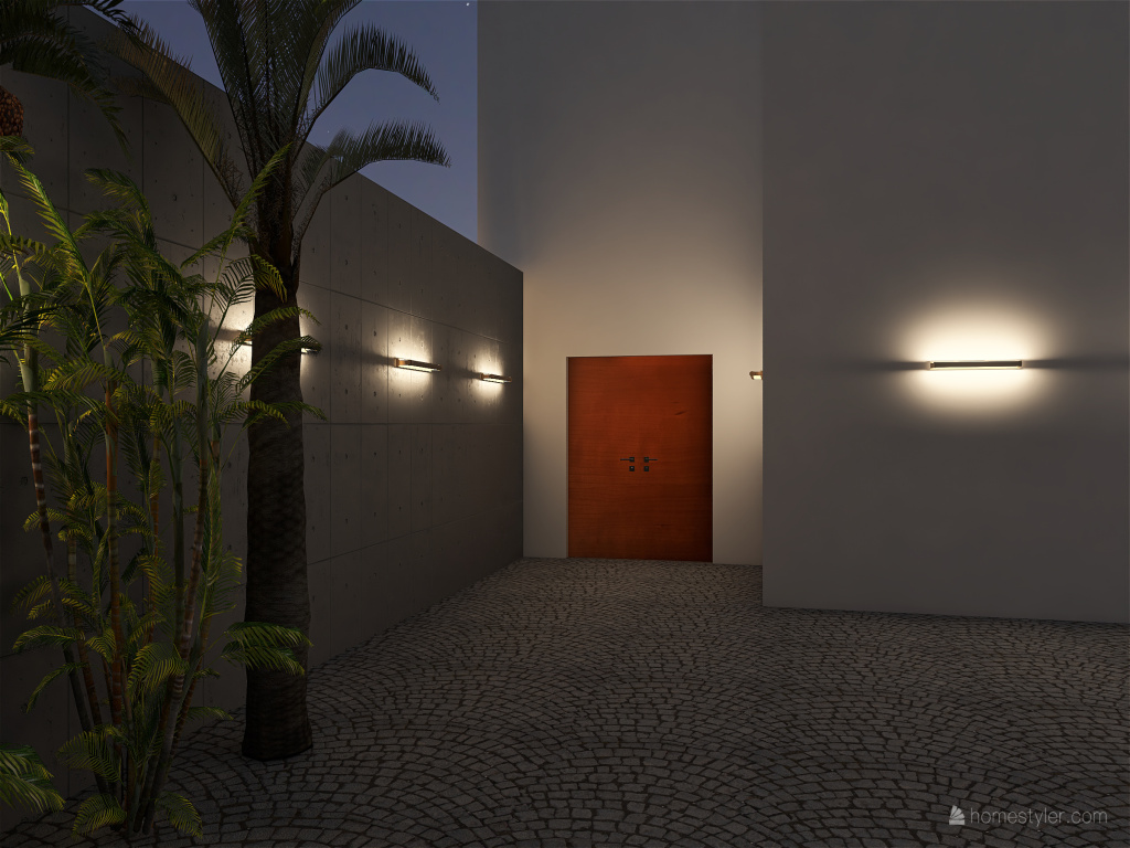 indosesian villa 3d design renderings