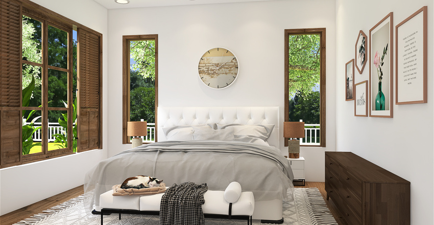 Farm House Interior Design Render