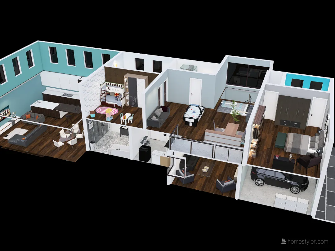 2 Story House 3d design renderings