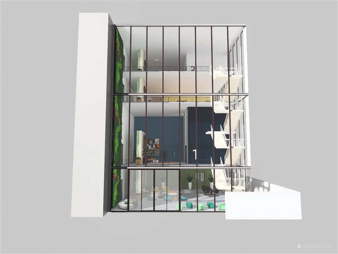 Novinho Acustica 3d design renderings
