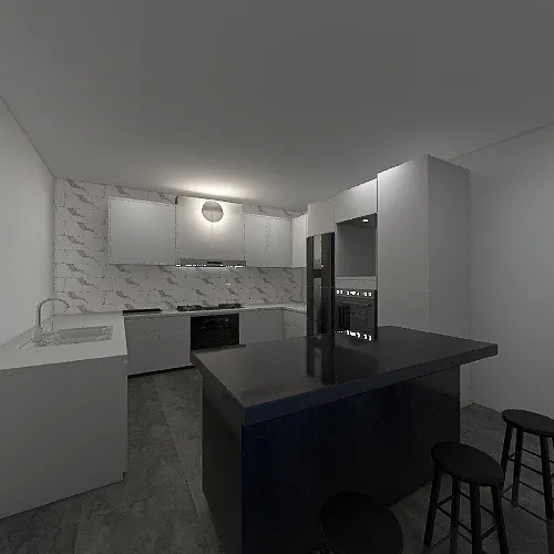 Dream Kitchen 3d design renderings