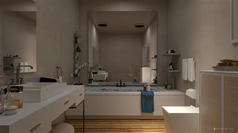 small studio apartment 3d design renderings