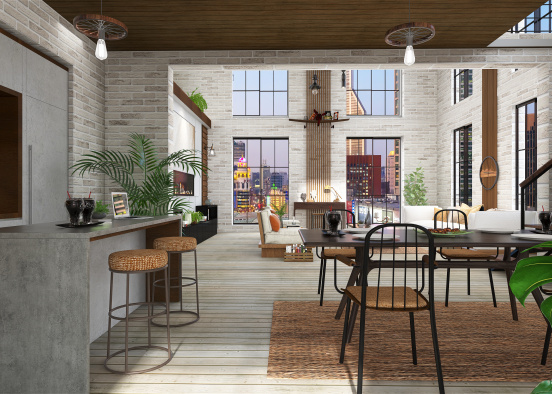 Traditional StyleOther simple loft Design Rendering