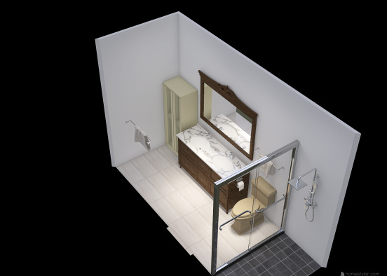 A2_Bathroom Design Rendering