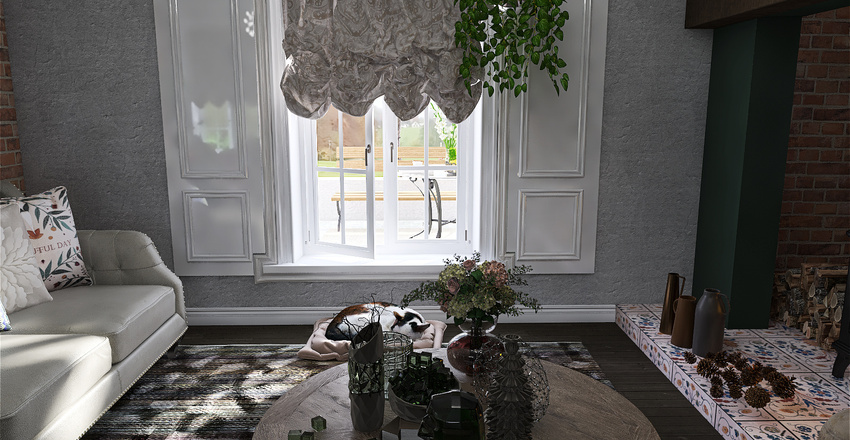In the core of the Cottage! Interior Design Render