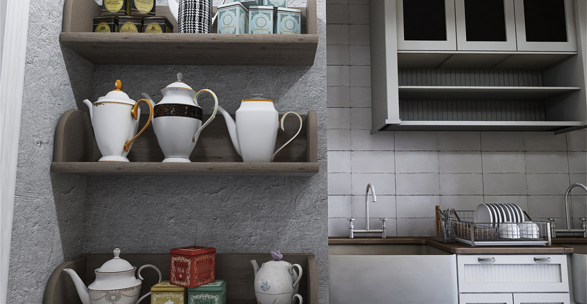 In the core of the Cottage! Interior Design Render
