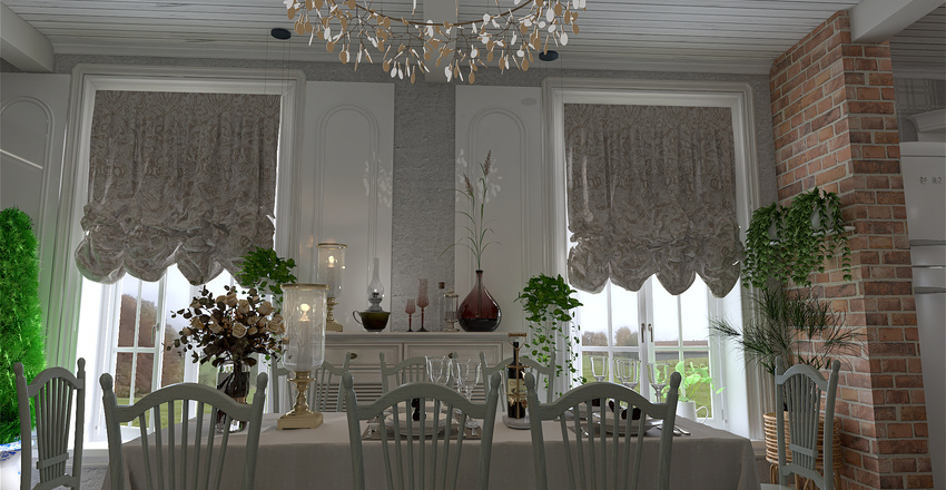 In the core of the Cottage! Interior Design Render