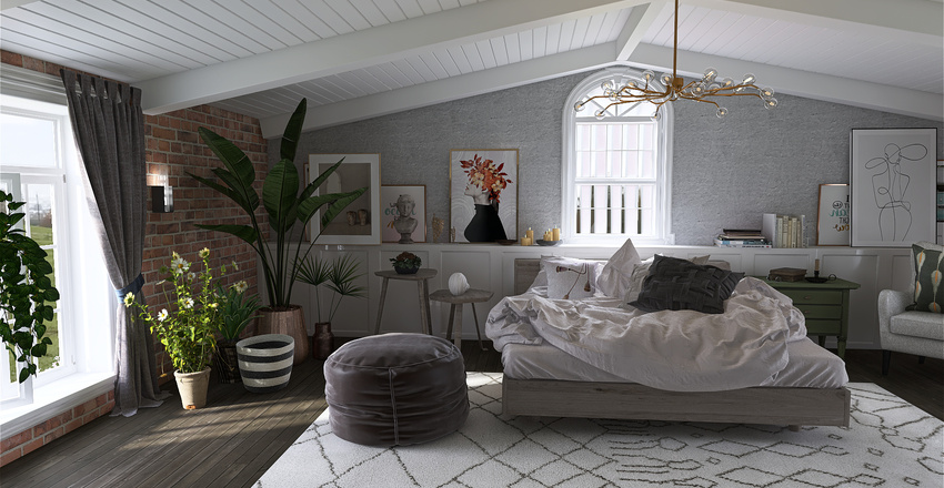 In the core of the Cottage! Interior Design Render