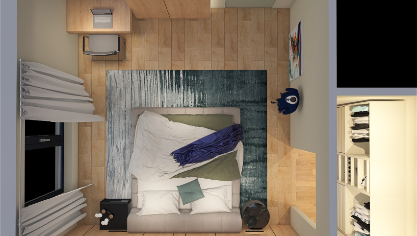 Bedroom in New York 3d design picture 20.62