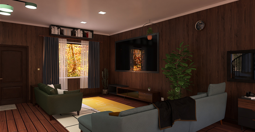 Cabin Interior (Rough Draft) Interior Design Render