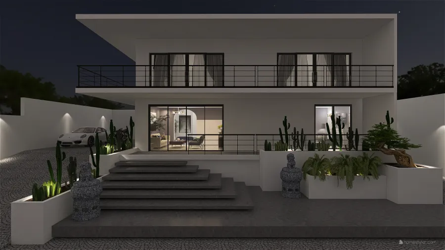 Simple house 3d design renderings