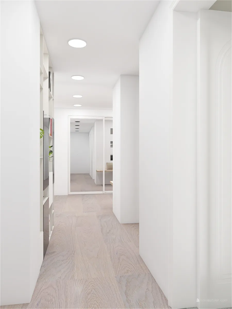 Corridoio 3d design renderings