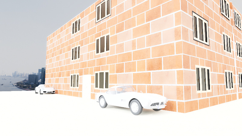 Apartment Complex Interior Design Render
