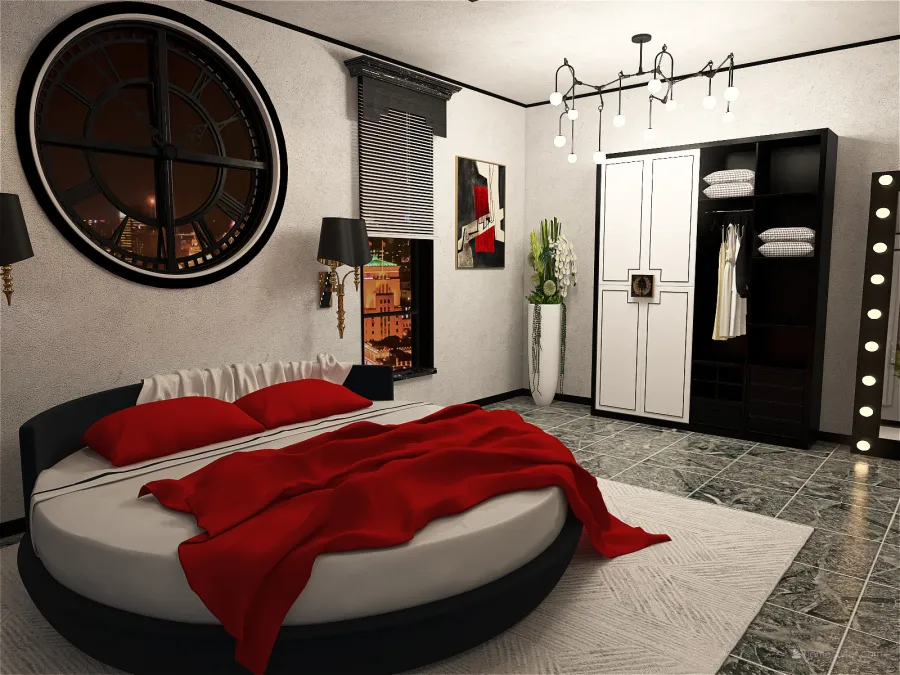black & white 3d design renderings