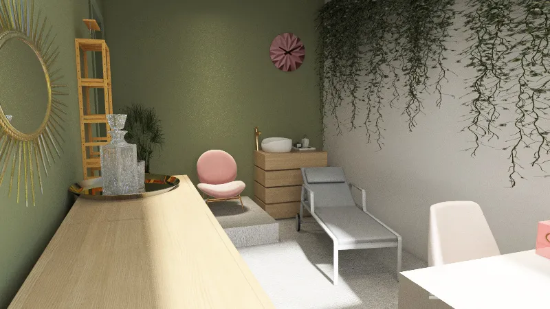 Ania beauty studio 3d design renderings