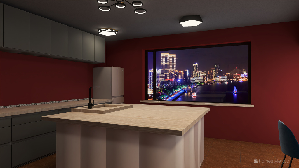 dream kitchen 3d design renderings