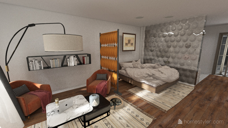 Дом с машиной 3d design renderings
