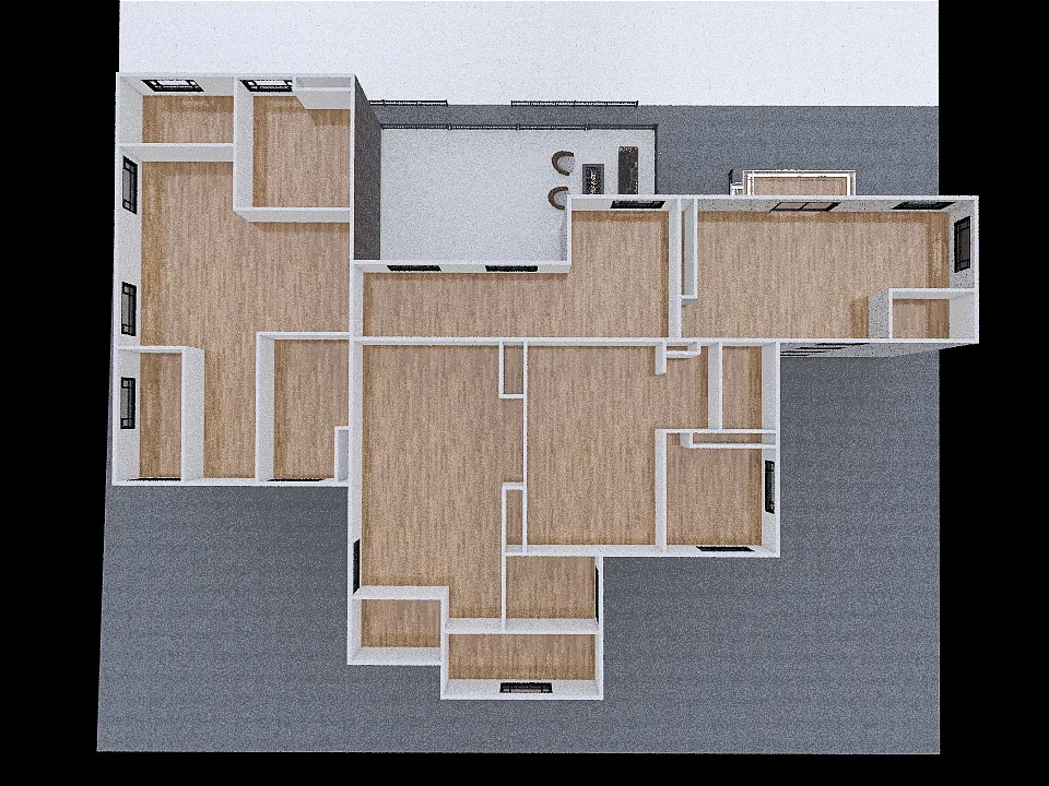 Apartment Complex 3d design renderings