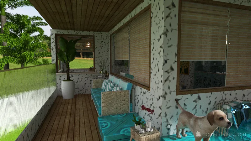 Farmhouse Terrace1 3d design renderings