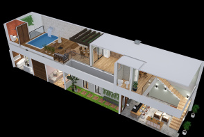Casa com Piscina - OFICIAL Design Rendering