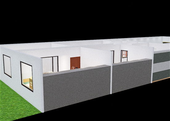 sala ambiente separado Design Rendering
