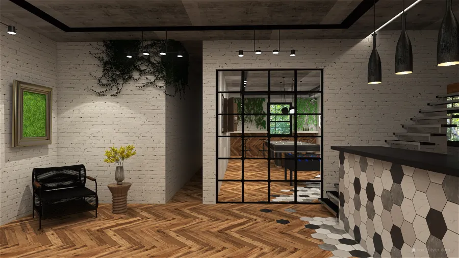 Casa Romulus_Demisol 3d design renderings